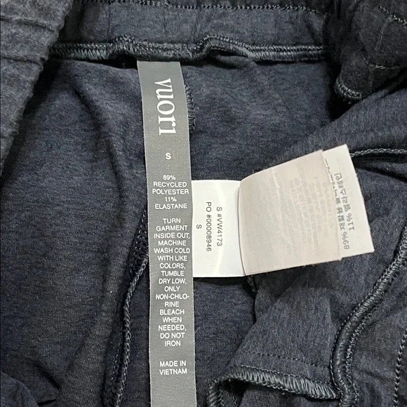 Vuori Halo Essential Cargo Wideleg Pants Midnight Heather Blue Small - Picture 15 of 16